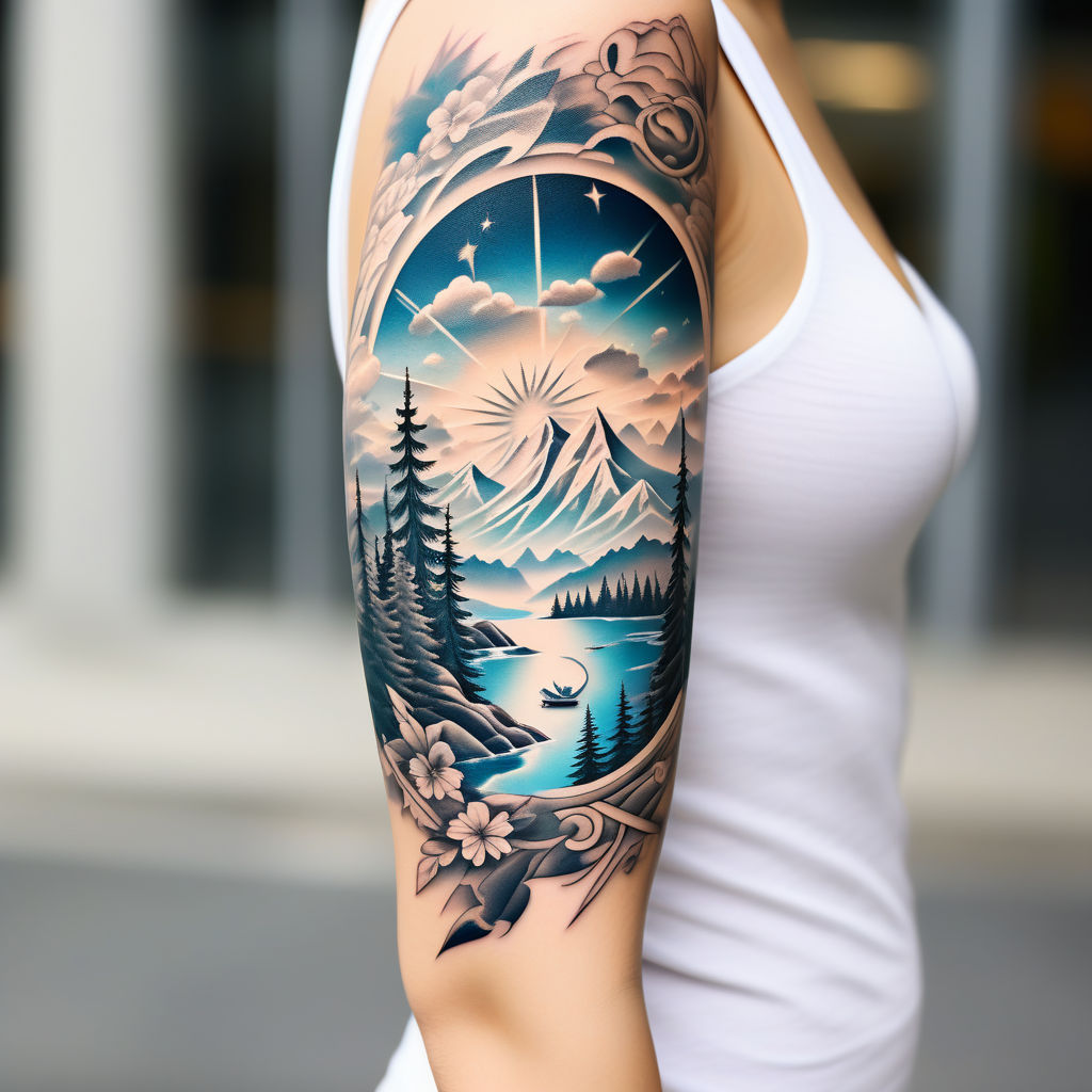 Forest Theme by Angel Caban : TattooNOW