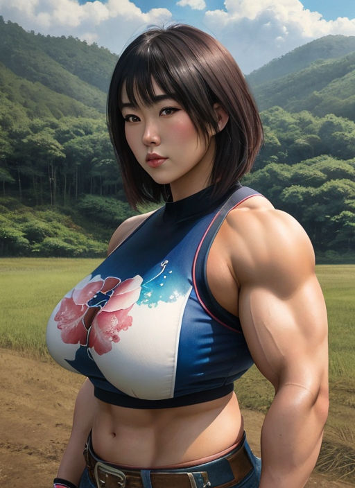 Smiling Female Athlete Flexing Muscle, Empowered and Strong, Isolated on a  transparent Background, A Portrait of Determination and Fitness Confidence,  Ai generative 29970233 PNG