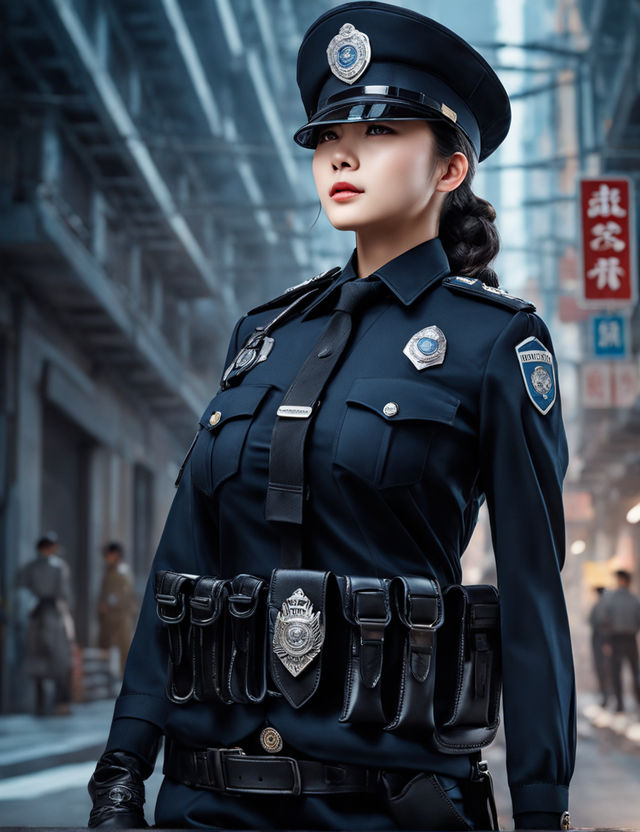 japanese police officers