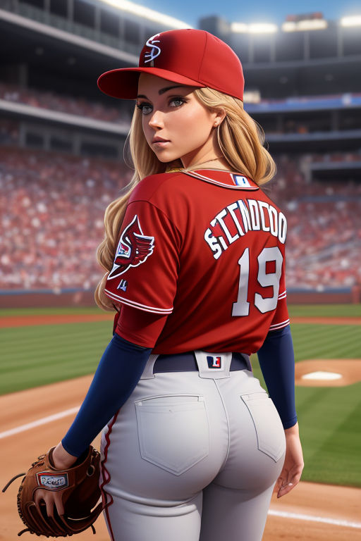 A beautiful femboy at a baseball game - Playground