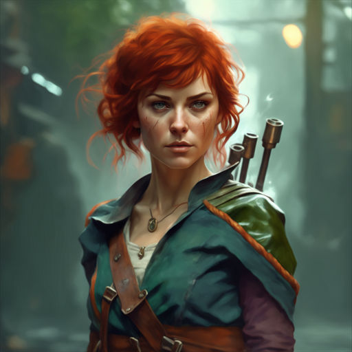 halfling rogue red hair