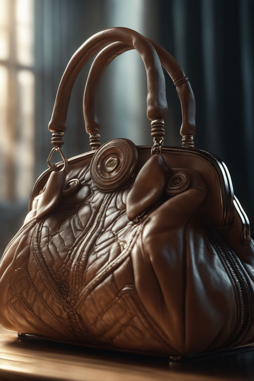 ArtStation - Vintage Leather Bag