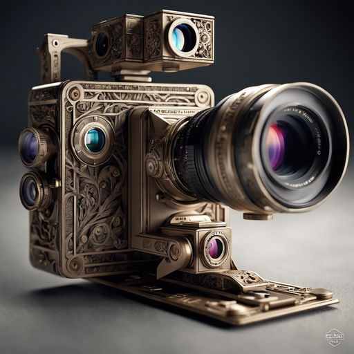 Free Photo  Celluloid with vintage videocamera