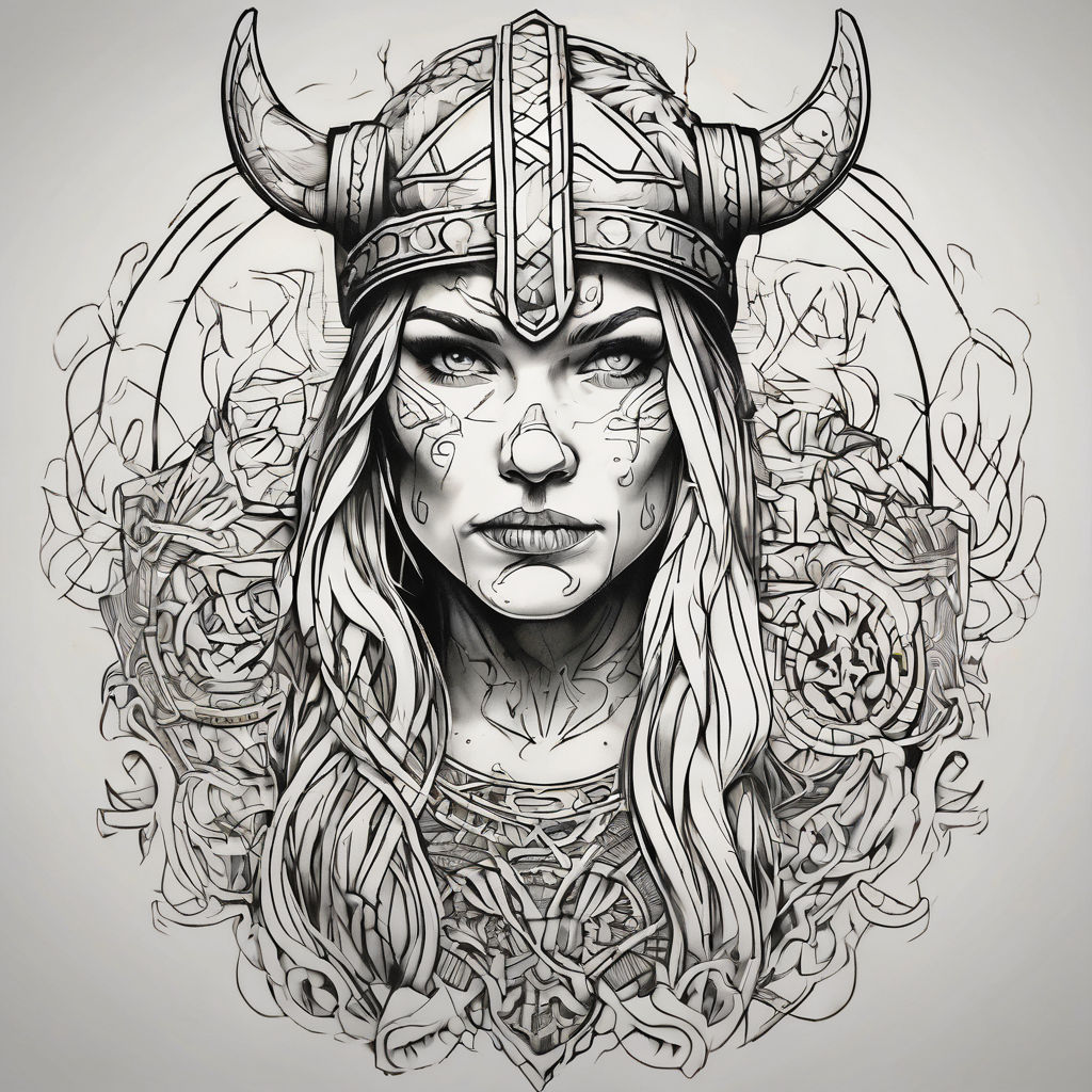 viking warrior princess tattoos