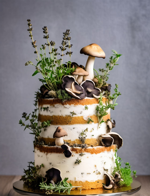 Premium AI Image | Whimsical Heights A Fairytale Wedding Cake