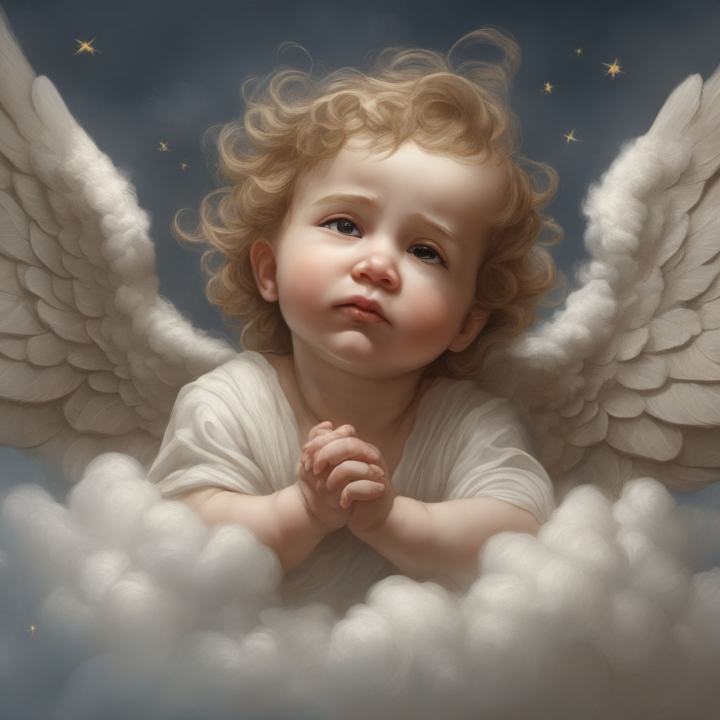 cute baby angels paintings