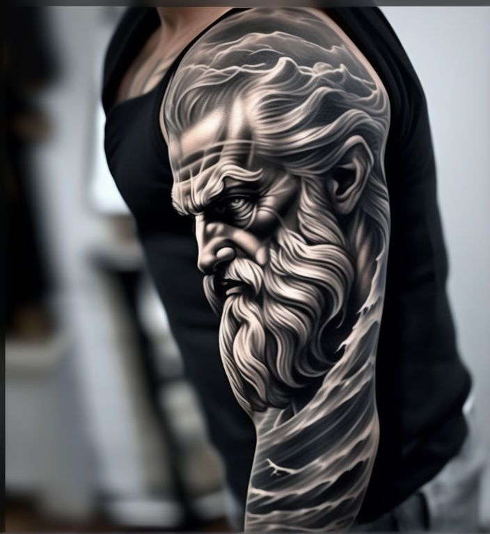Zeus (fresh vs. healed) by me at West Loop Tattoo Collective in Chicago,  IL. : r/tattoo
