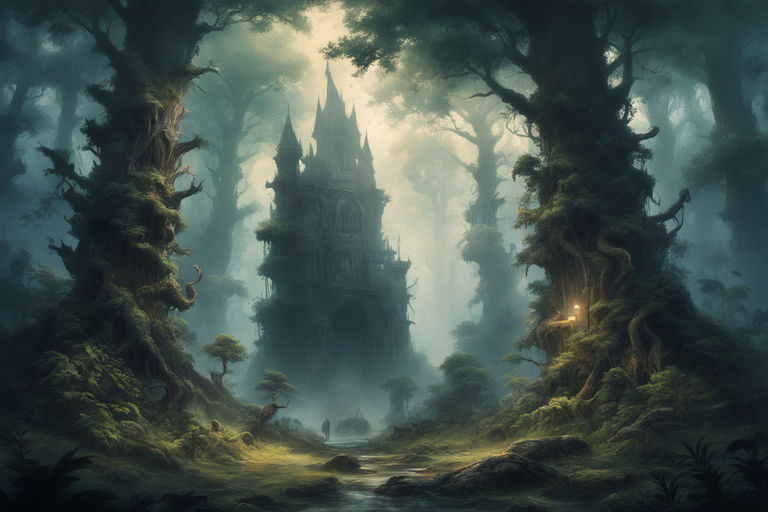 fantasy forest kingdom