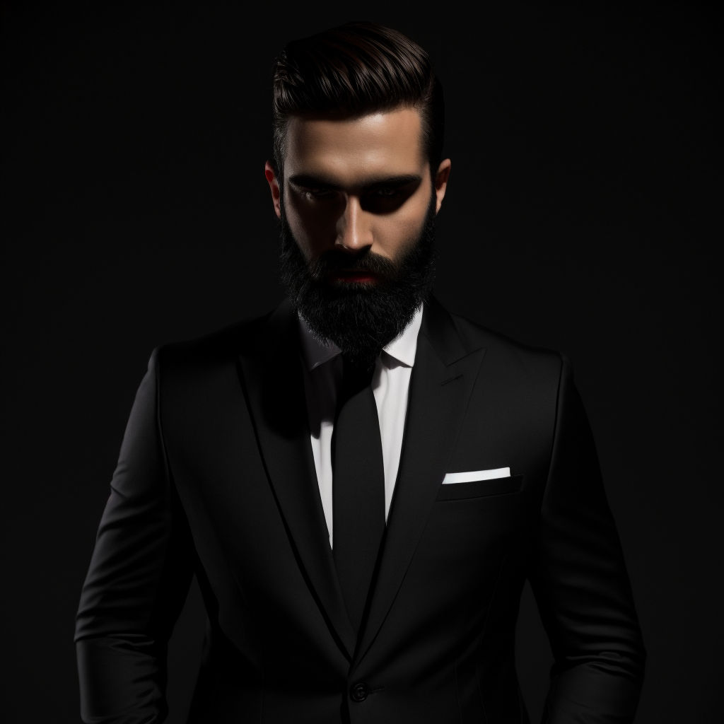 stillewillem: 3dpeople, portrait of a businessman with a beard, (gigachad :0.4)