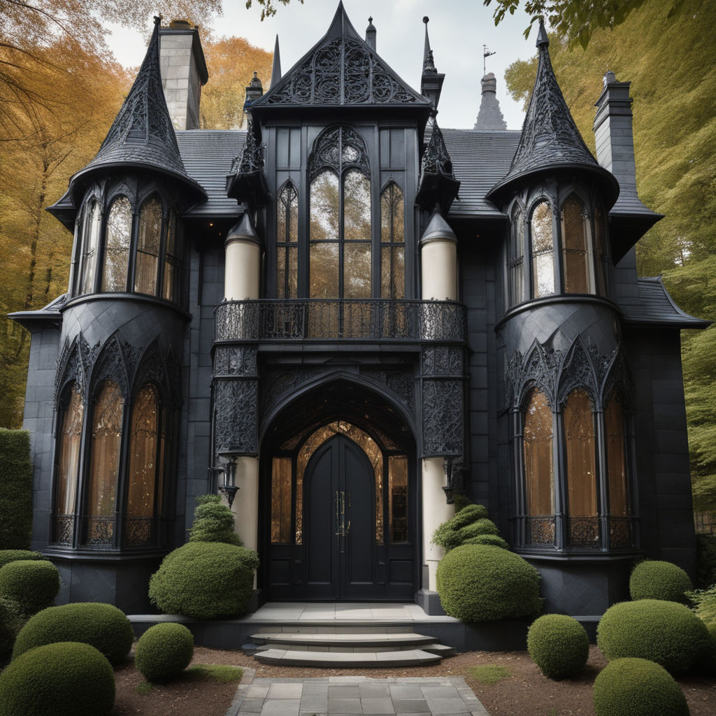 Gothic Architecture Mansion   30049a6d719844f2824b660cef00fc94 