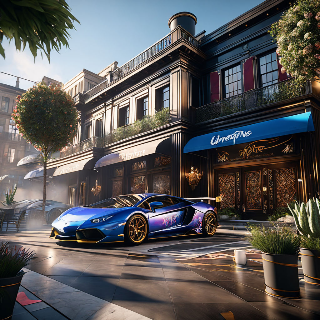 A Realistic Bugatti Rendered in Unreal Engine 5