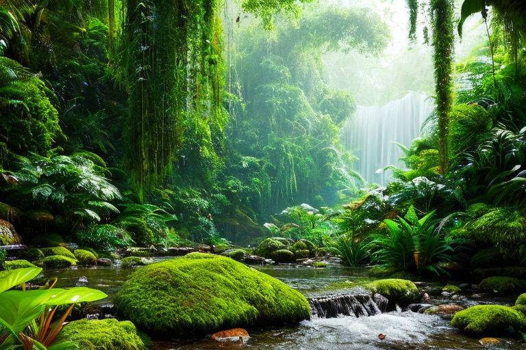 beautiful tropical rainforest wallpaper