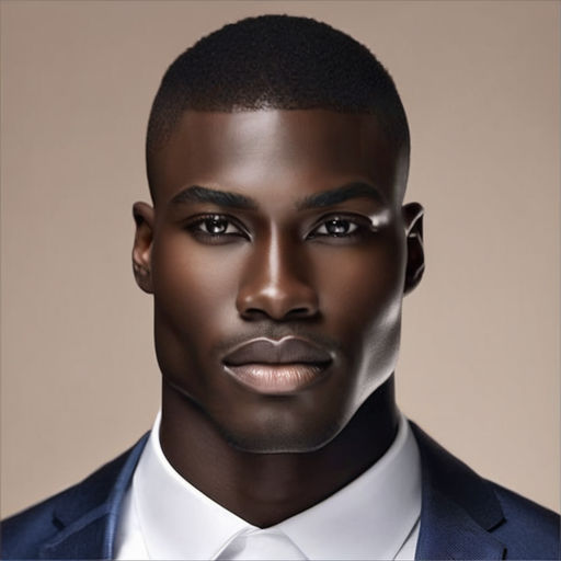 forked-human336: tall older human male muscular build warm honey tone amber  eyes, chiseled face strong jawline stubble, black hair neatly styled and  short