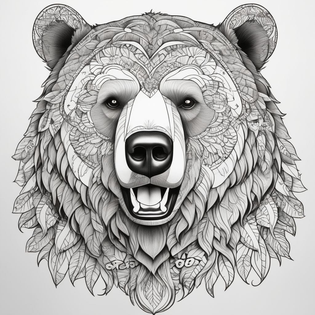 grizzly bear drawings realistic