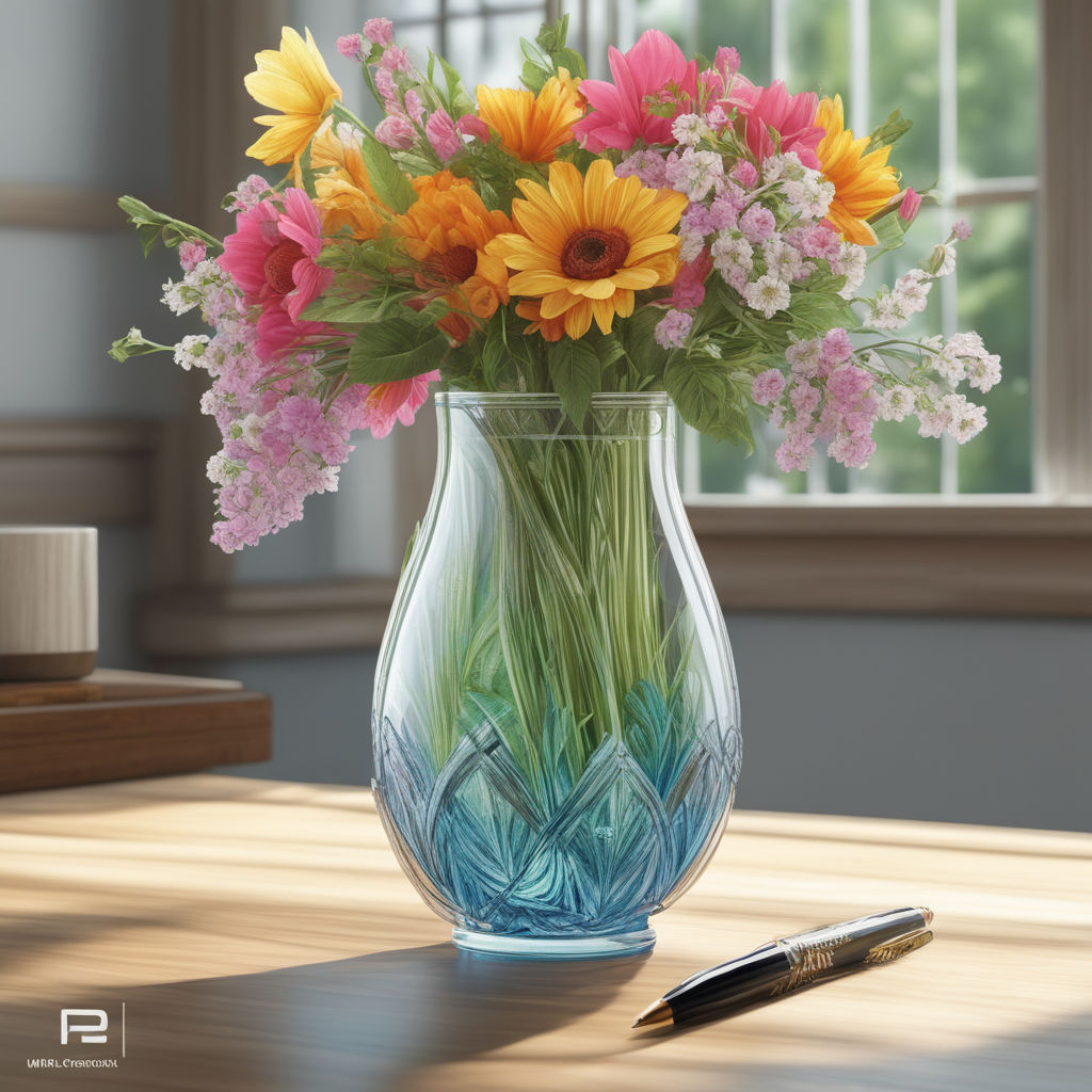 Flower vase drawing with pencil colour step by step || for beginners -  YouTube