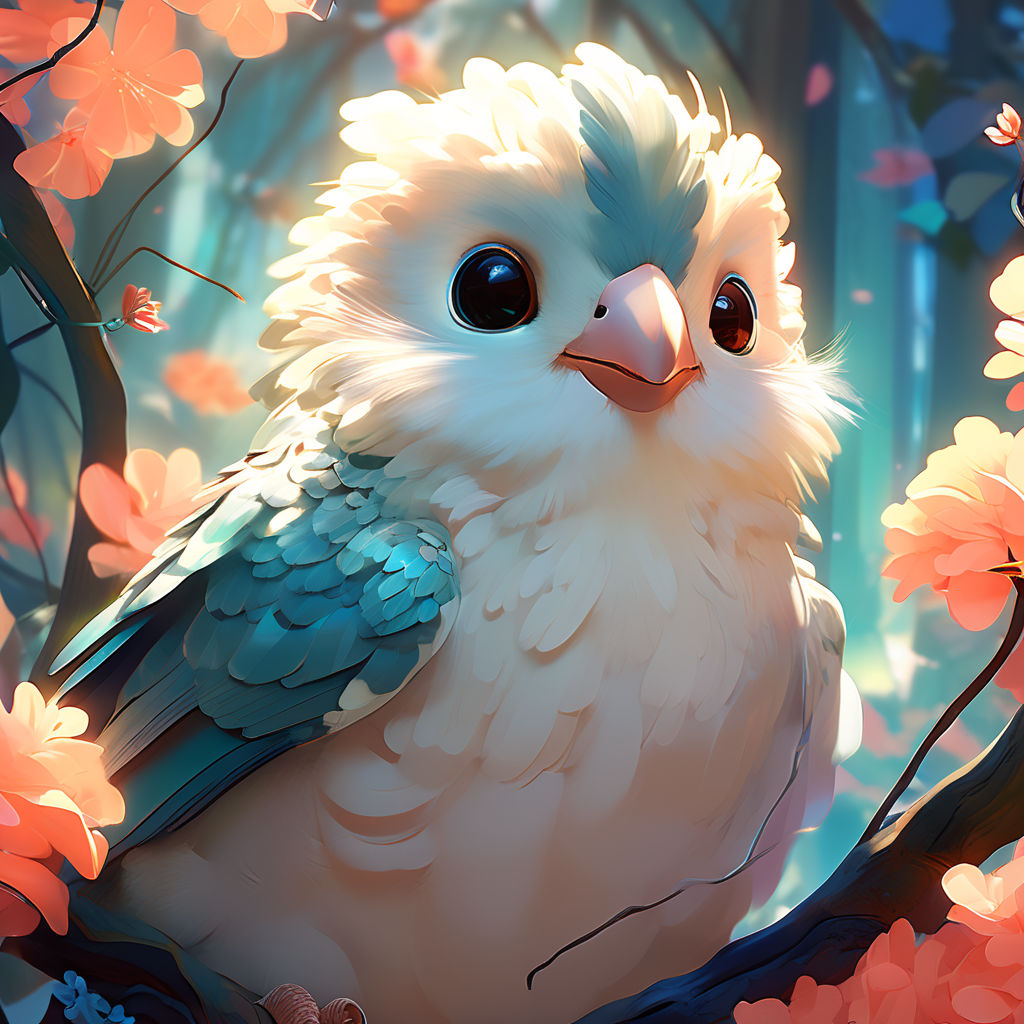 Adopt $3. Cute birds .01.09.23 55 by aibondar on DeviantArt