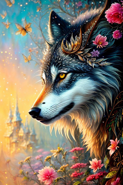 erotic wolf wallpaper