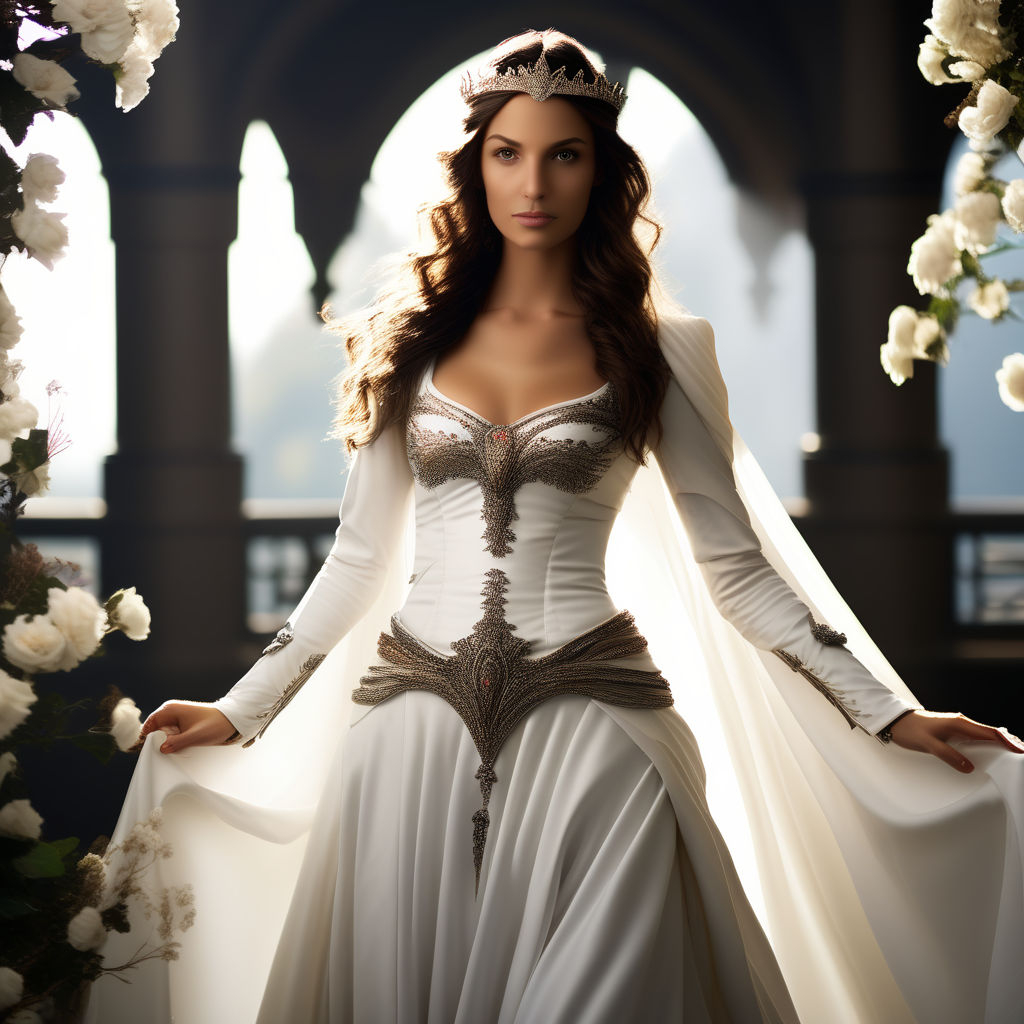 Her robes are lovely  Fantasy dress, Medieval dress, Medieval fashion