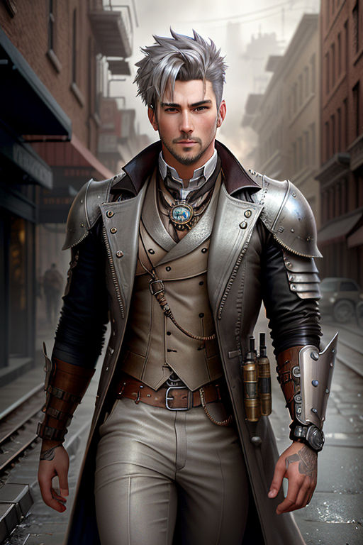 steampunk characters male