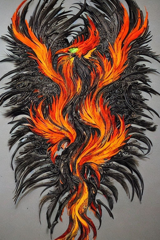 43 Phoenix Tattoo Designs with History and Meaning