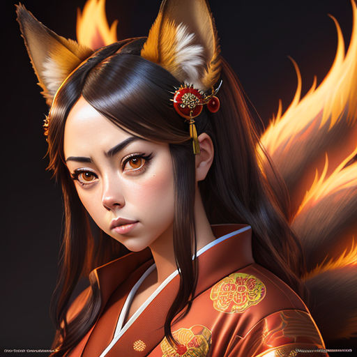 Anime Kitsune Mask | Eiyo Kimono