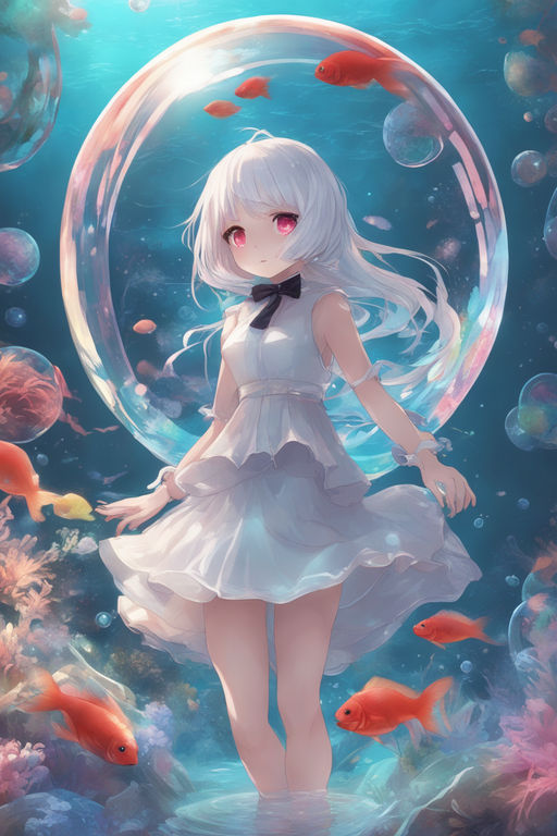 Hiro's dream, v-0 -3 | Jellyfish art, Koi art, Underwater drawing