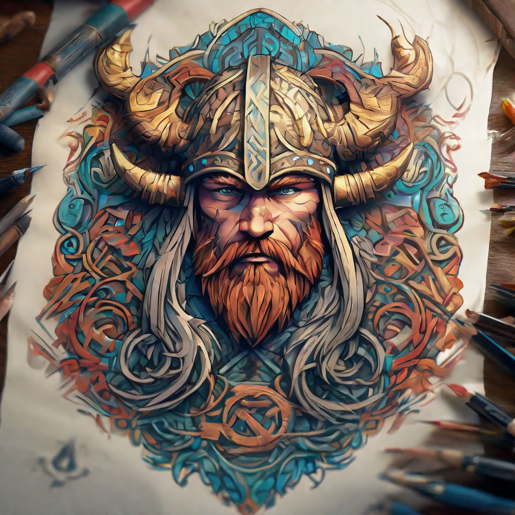 Odin tattoo by Boris Tattoo
