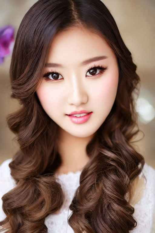 cute korean hairstyles for long hair