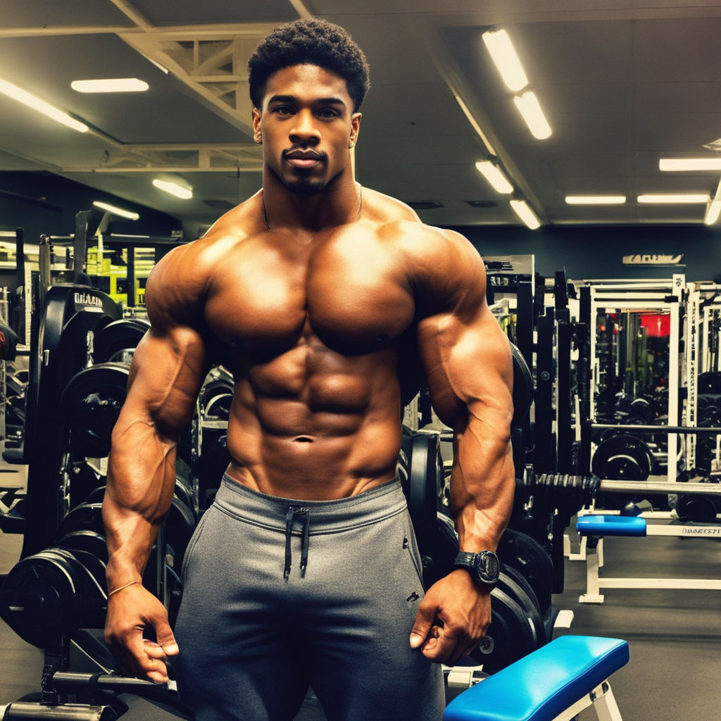 Ripped  Body builder, Black men, Bodybuilding