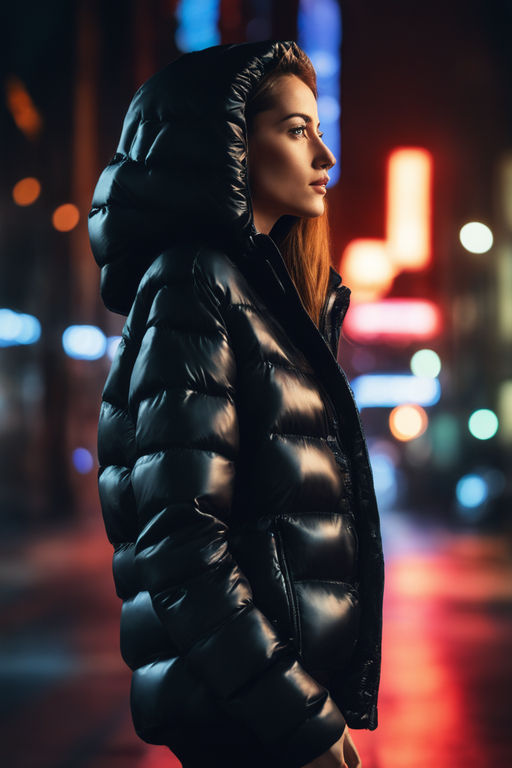 reflective puffy coat - Playground