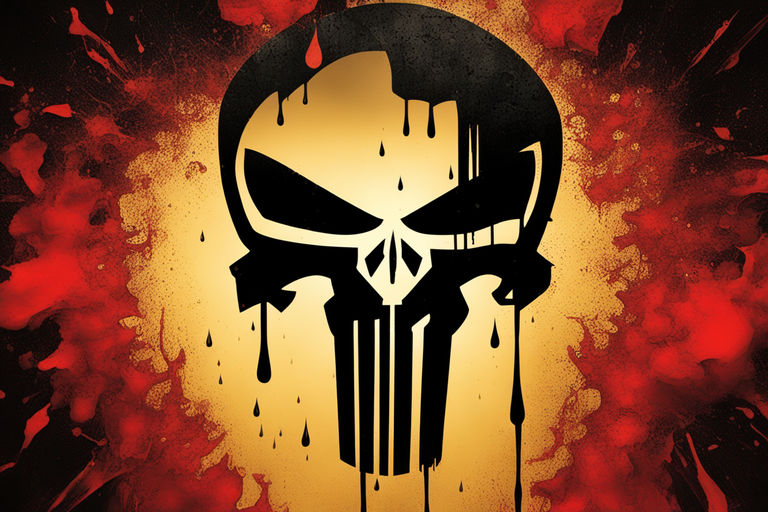 Spawn Wallpaper 4K, Skull, Punisher, Black background