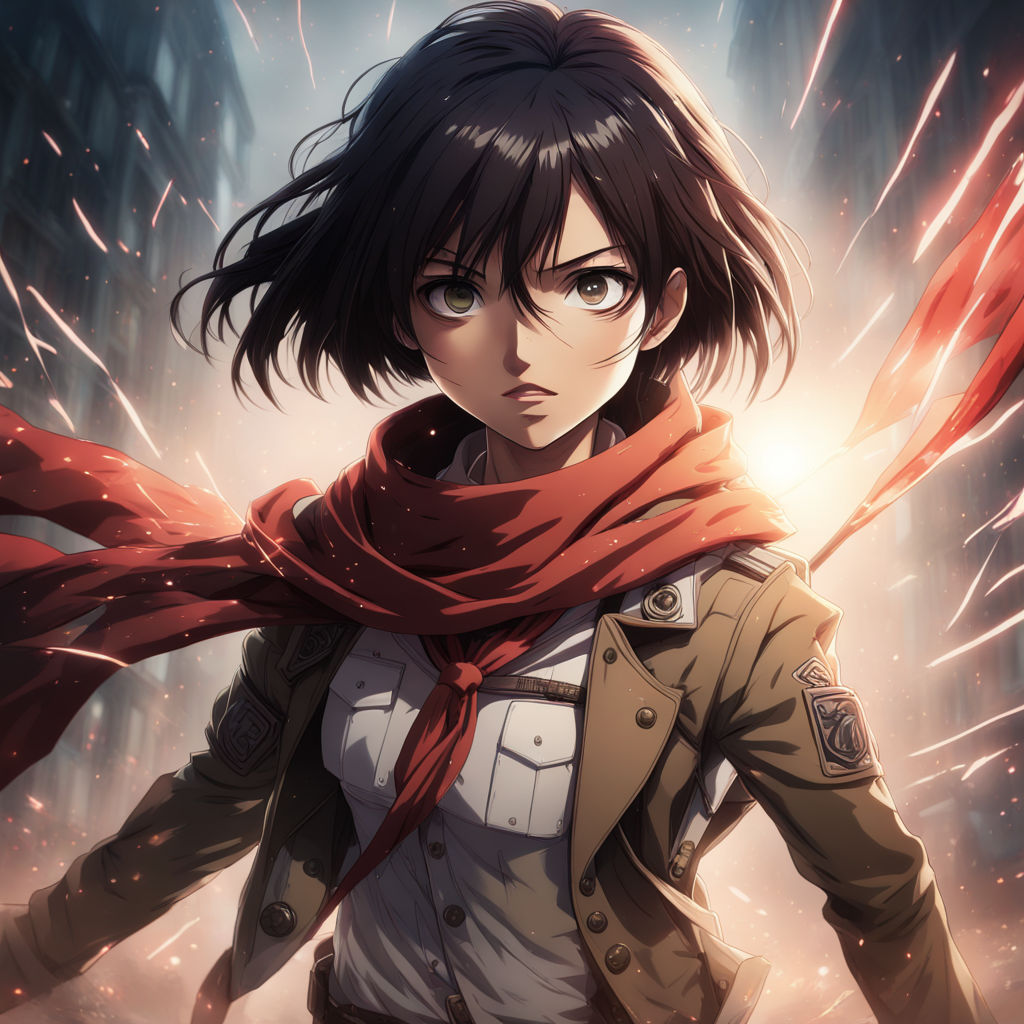 Mikasa-Shingeki, anime, aot, ataque a los titanes, attack on titan,  drawing, HD phone wallpaper