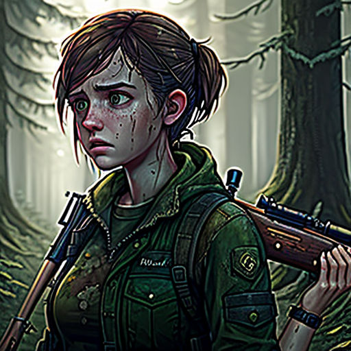 Ellie Williams, short hair, freckles, video game characters, The Last of Us,  video games, video game girls, video game art, interior, CGI, Naughty Dog