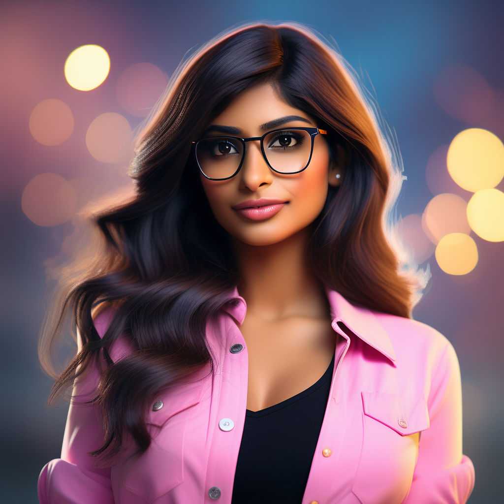 My prompt> Masterpiece, realistic mia khalifa, beaut