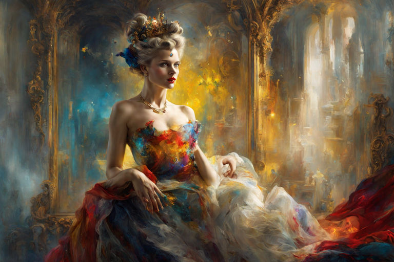 victorian lady, painting by daniel gerhartz, alphonse