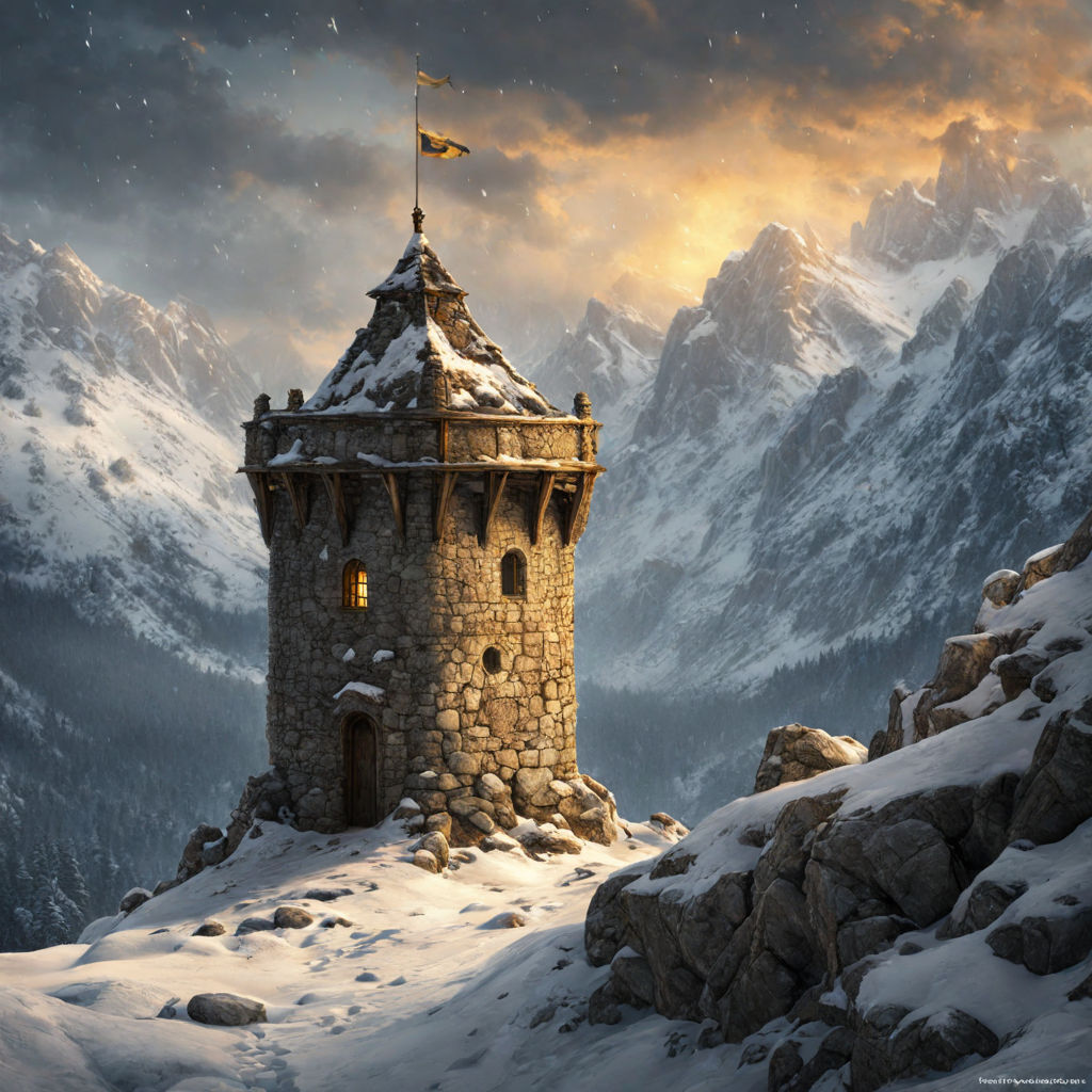 Dnd Castle, Castle by bluerainCZ hidden fortress mountains landscape