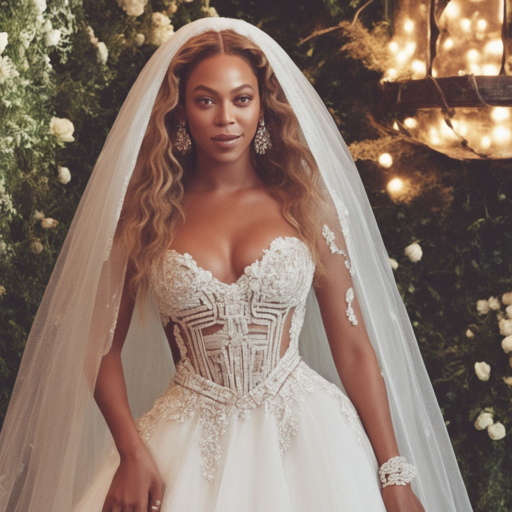 beyonce bride dress