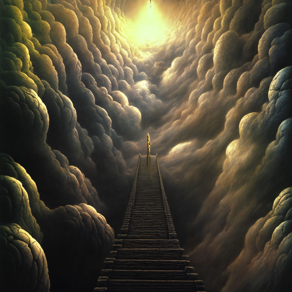 disponibile quadro - Stairway to heaven, 200x100 cm - Davide De