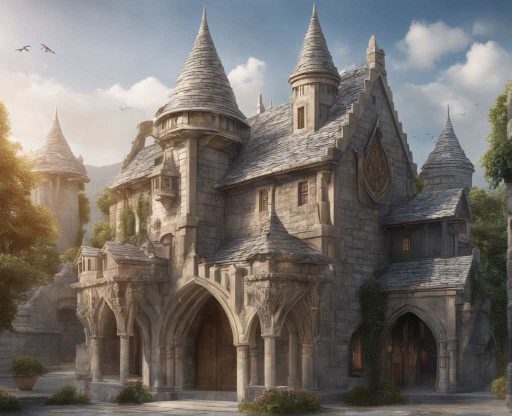 medieval house concept art