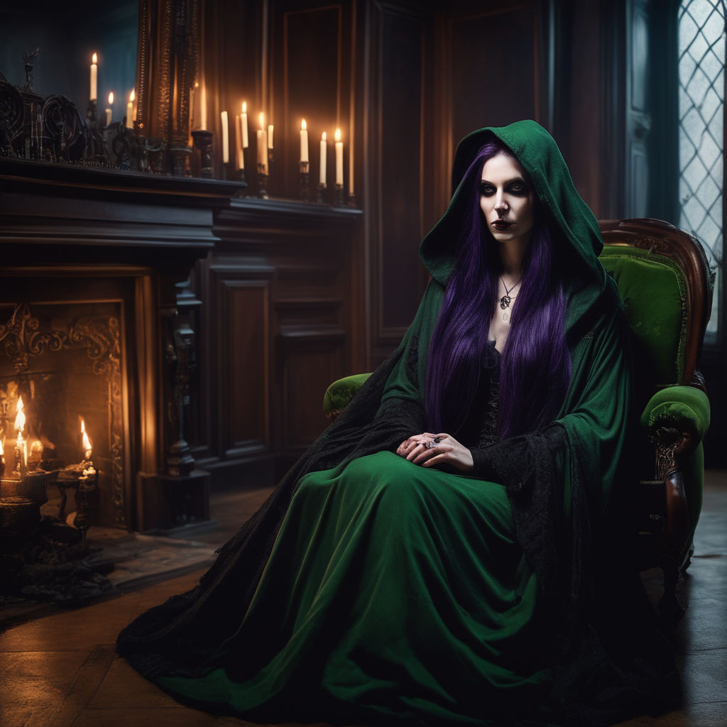 merlin morgana green dress