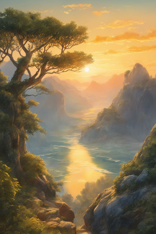 fantasy art landscapes water