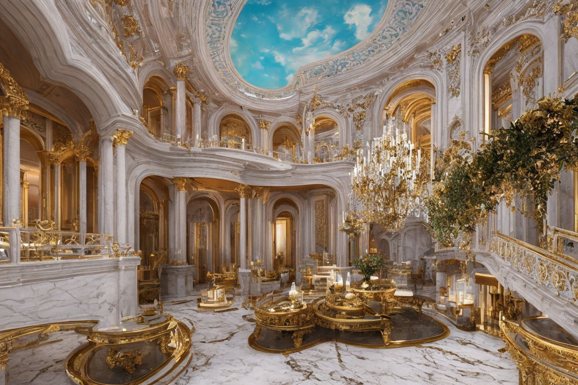 fantasy palace interior