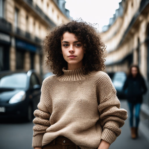 oversized sweater that hangs off one shoulder