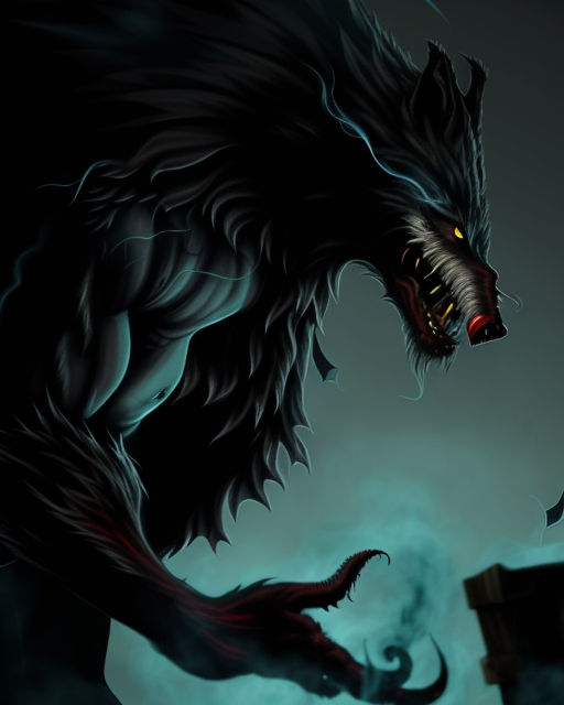 Werewolf Render Gray Wolf Drawing PNG Clipart Anime Cg Artwork Danielle  Cell Drawing Fantasy Free PNG