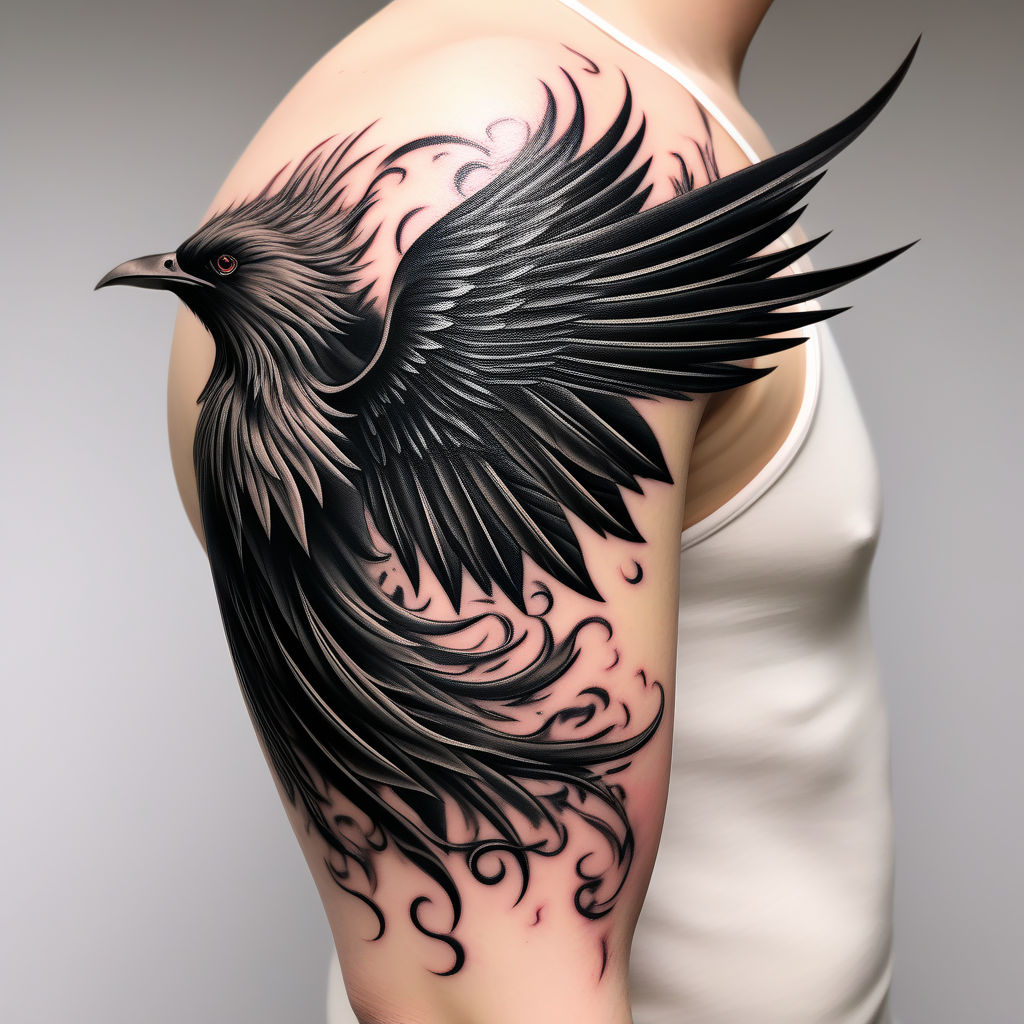 Black & Grey Chest Tattoo | Jake Bertelsen - TrueArtists