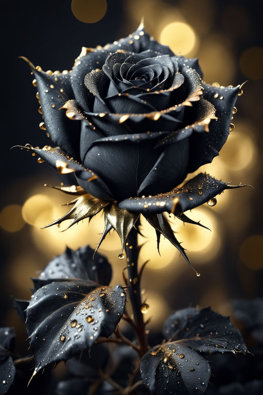 single black rose wallpaper