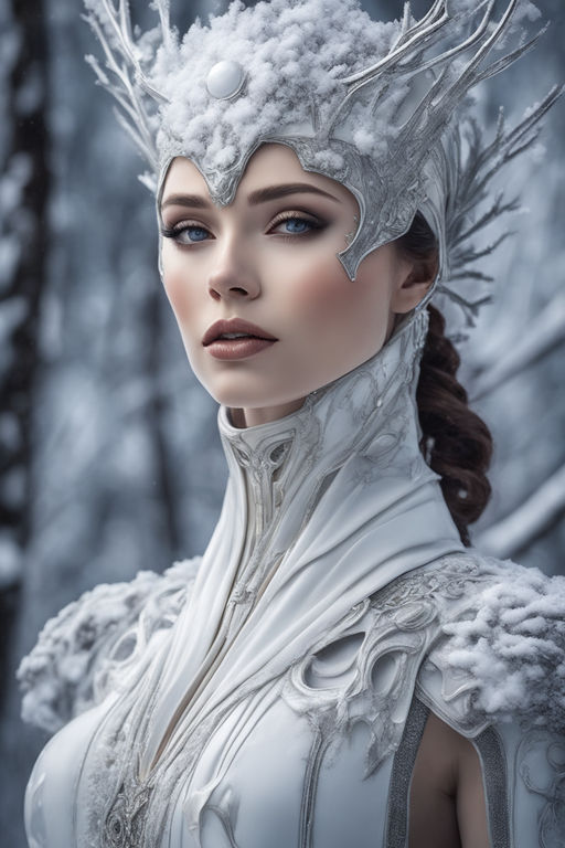 Winter Queen Costume/snow Ice Queen Fantasy Dress 