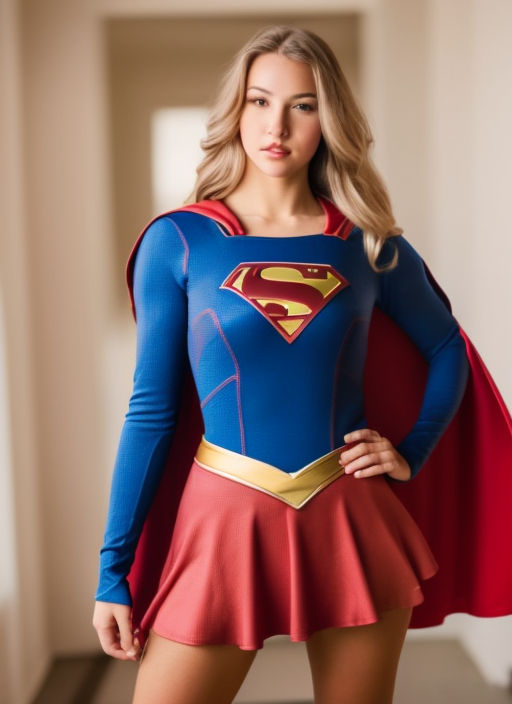 teen girl superman costume