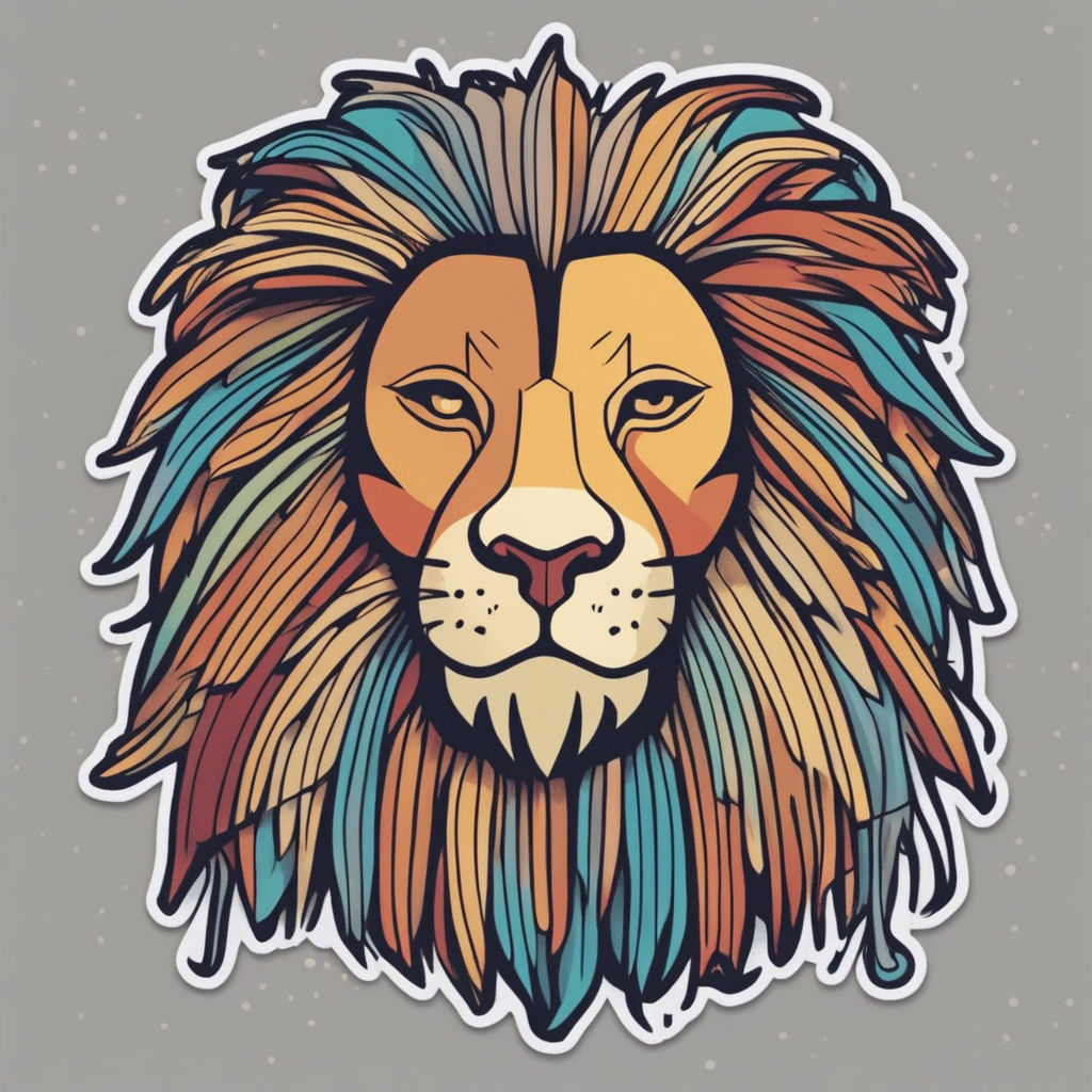 Lion head outline illustration vector. Lion head logo icon. Lion head  mascot. Lion symbol. Vector illustration 24991447 Vector Art at Vecteezy