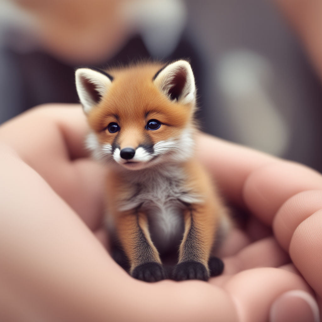 super cute baby foxes